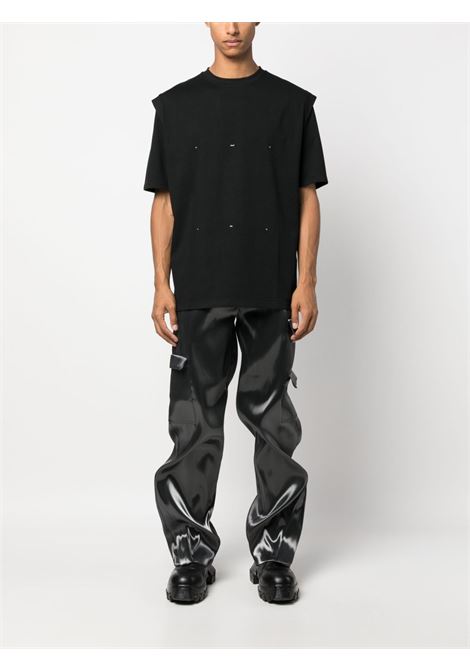 T-shirt Outline Logo in nero Heliot emil - uomo HELIOT EMIL | PRESS25M09089BLK01